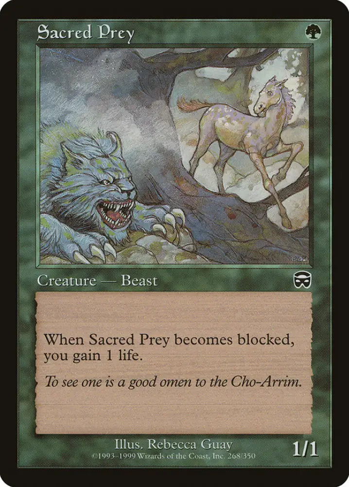 Sacred Prey [Mercadian Masques] - MTG Single