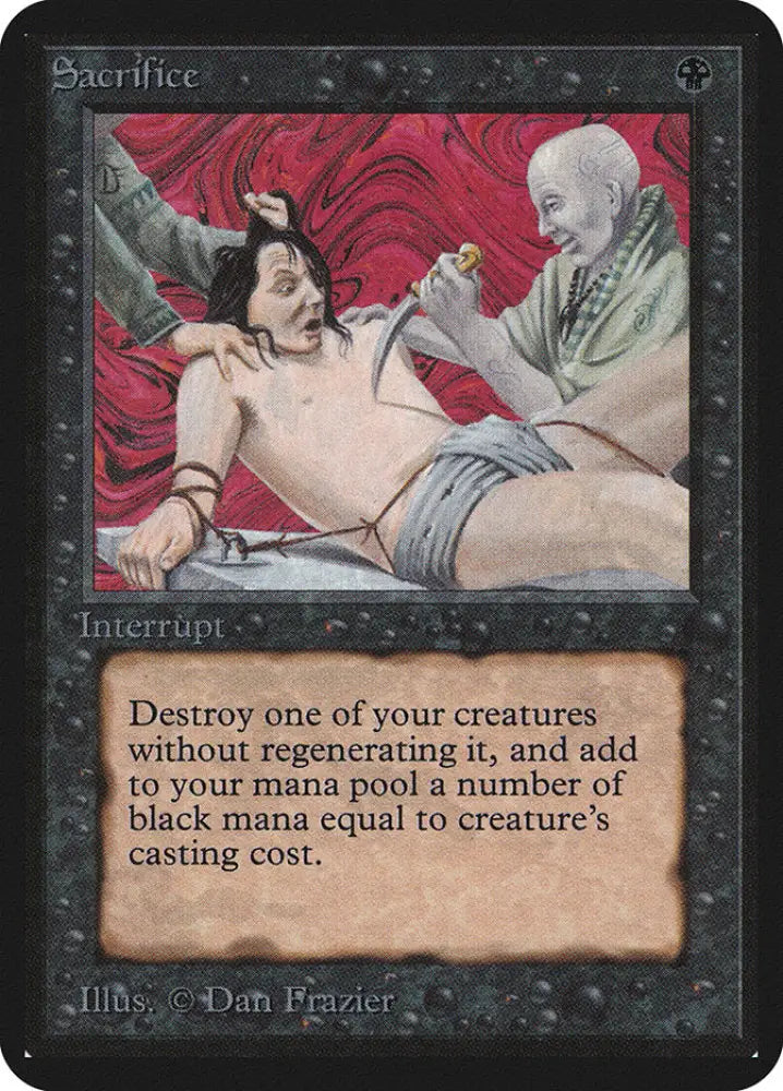 Sacrifice [Alpha Edition] - MTG Single