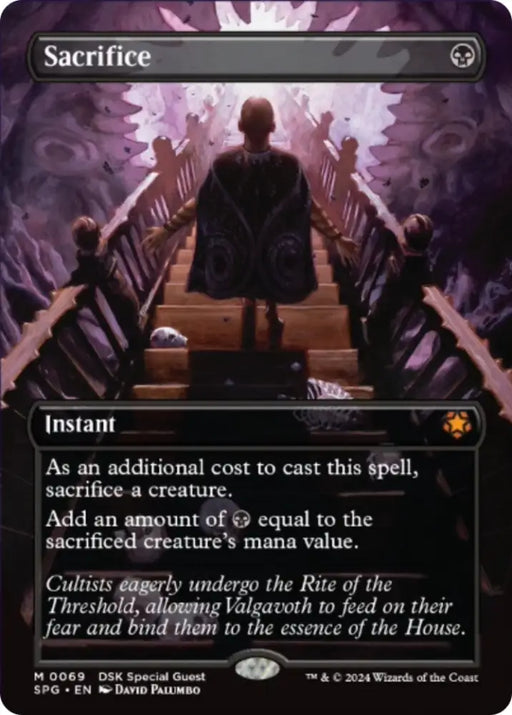 Sacrifice (Borderless) [Duskmourn: House of Horror Special Guests] - MTG Single