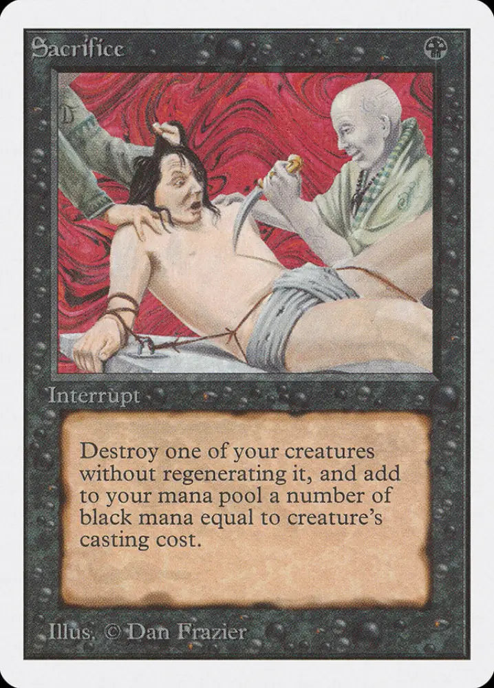 Sacrifice [Unlimited Edition] - MTG Single