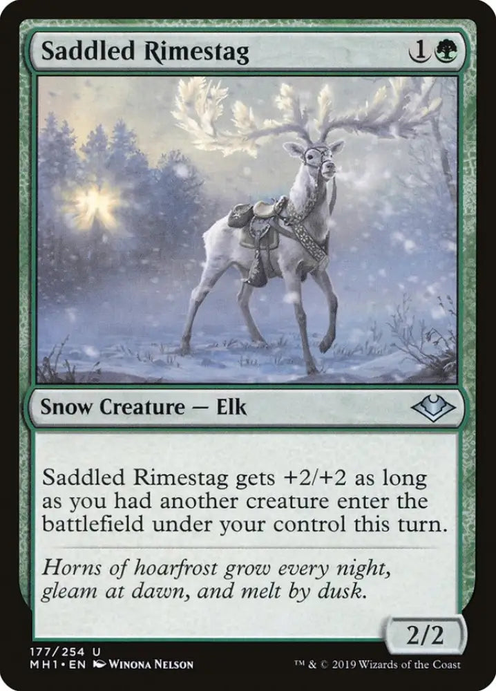 Saddled Rimestag [Modern Horizons] - MTG Single