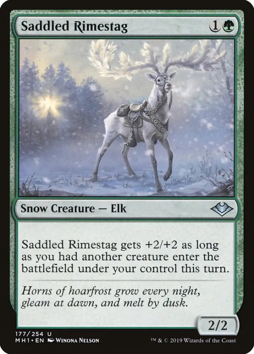 Saddled Rimestag [Modern Horizons] - MTG Single