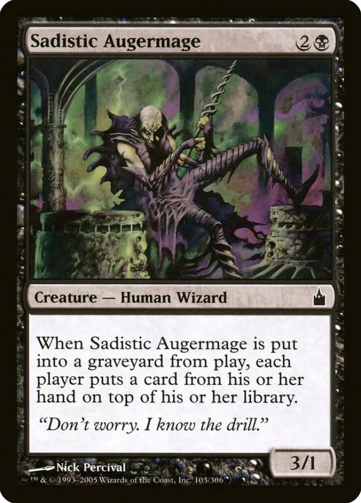 Sadistic Augermage [Ravnica: City of Guilds] - MTG Single