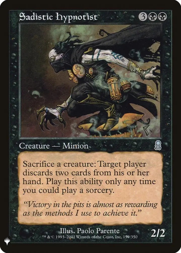 Sadistic Hypnotist [Mystery Booster] - MTG Single