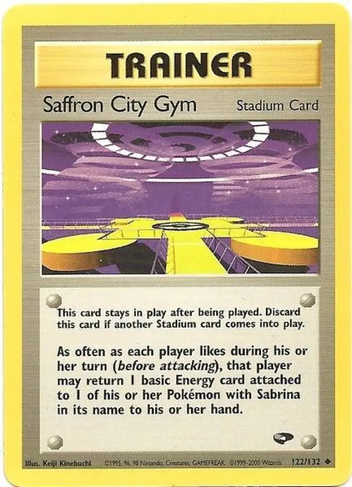 Saffron City Gym (122/132) [Gym Challenge Unlimited] - Pokemon Single