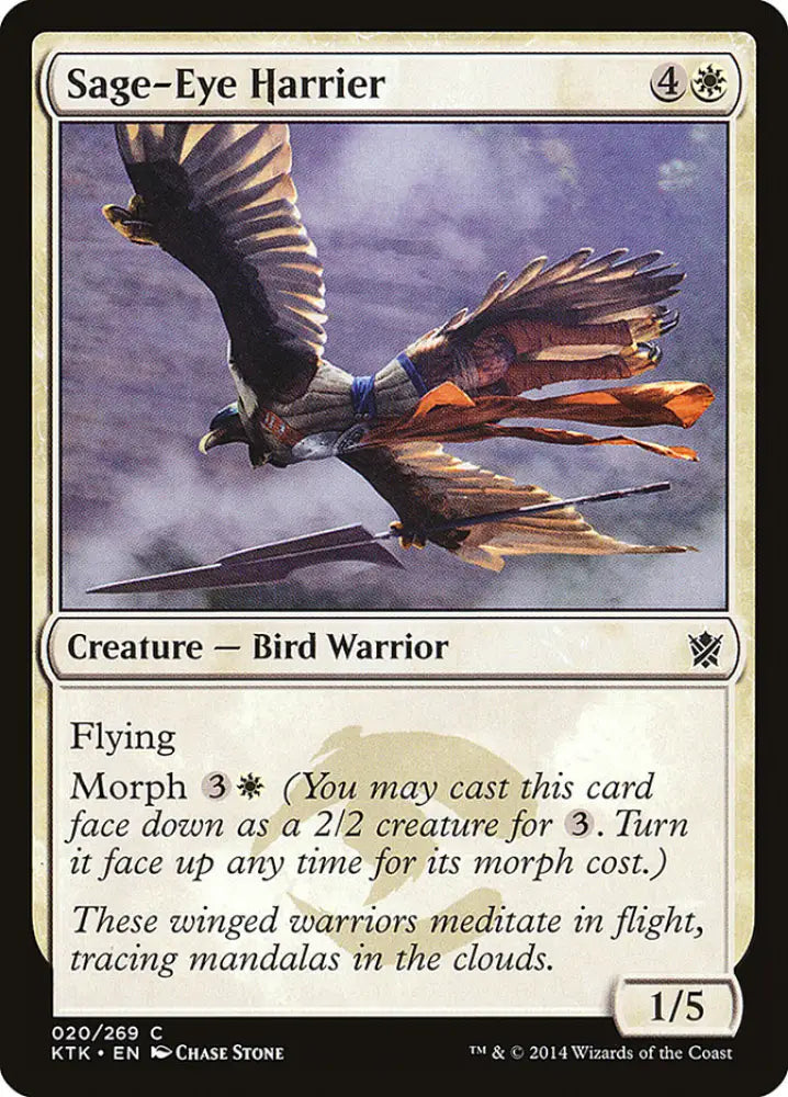 Sage-Eye Harrier [Khans of Tarkir] - MTG Single