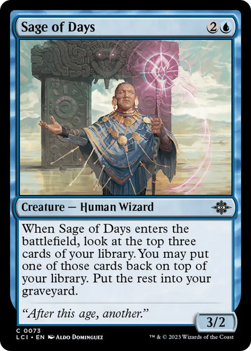 Sage of Days [The Lost Caverns of Ixalan] - MTG Single