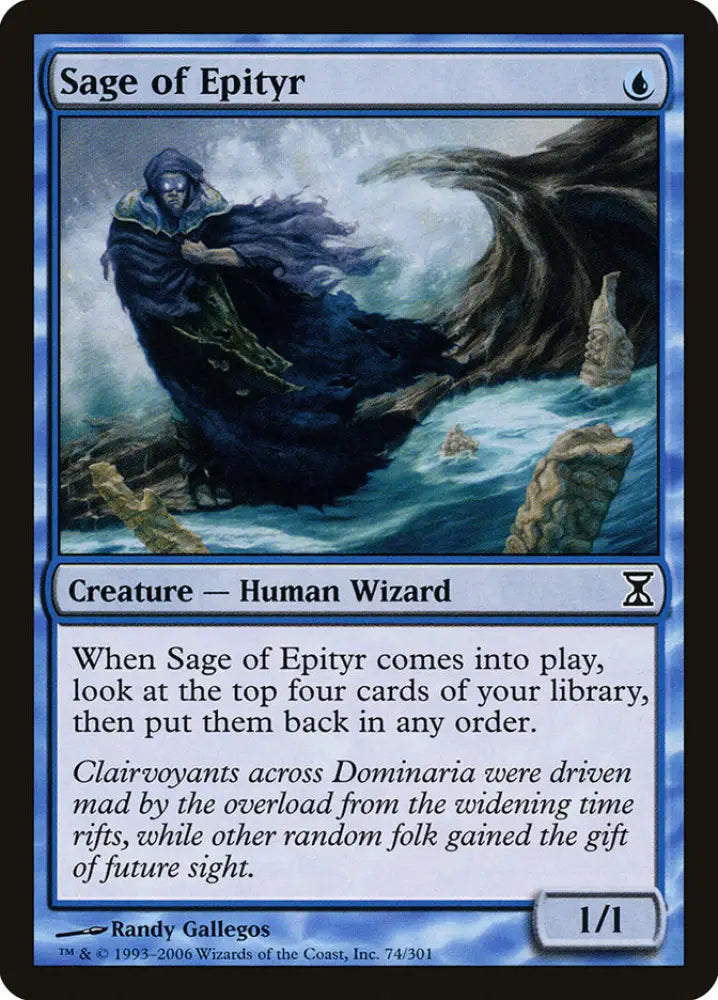Sage of Epityr [Time Spiral] - MTG Single