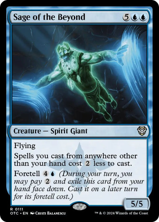 Sage of the Beyond [Outlaws of Thunder Junction Commander] - MTG Single