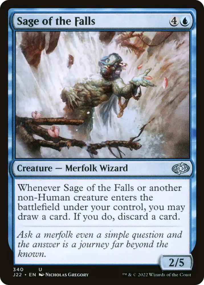 Sage of the Falls [Jumpstart 2022] - MTG Single