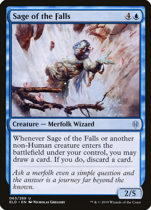 Sage of the Falls [Throne of Eldraine] - MTG Single