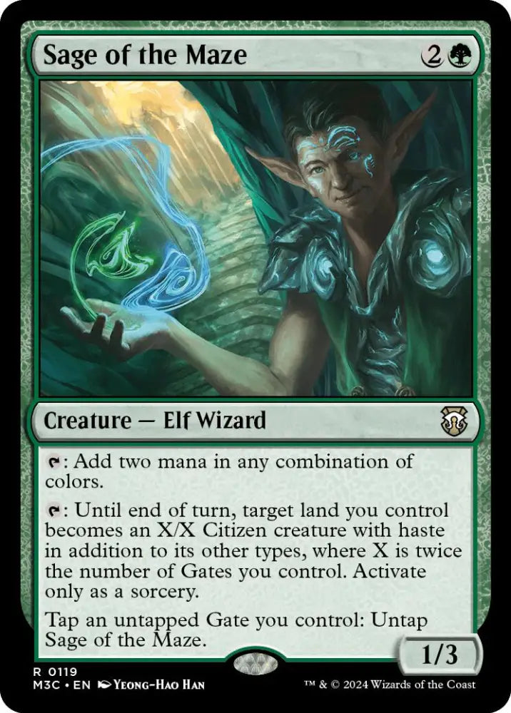 Sage of the Maze [Modern Horizons 3 Commander] - MTG Single