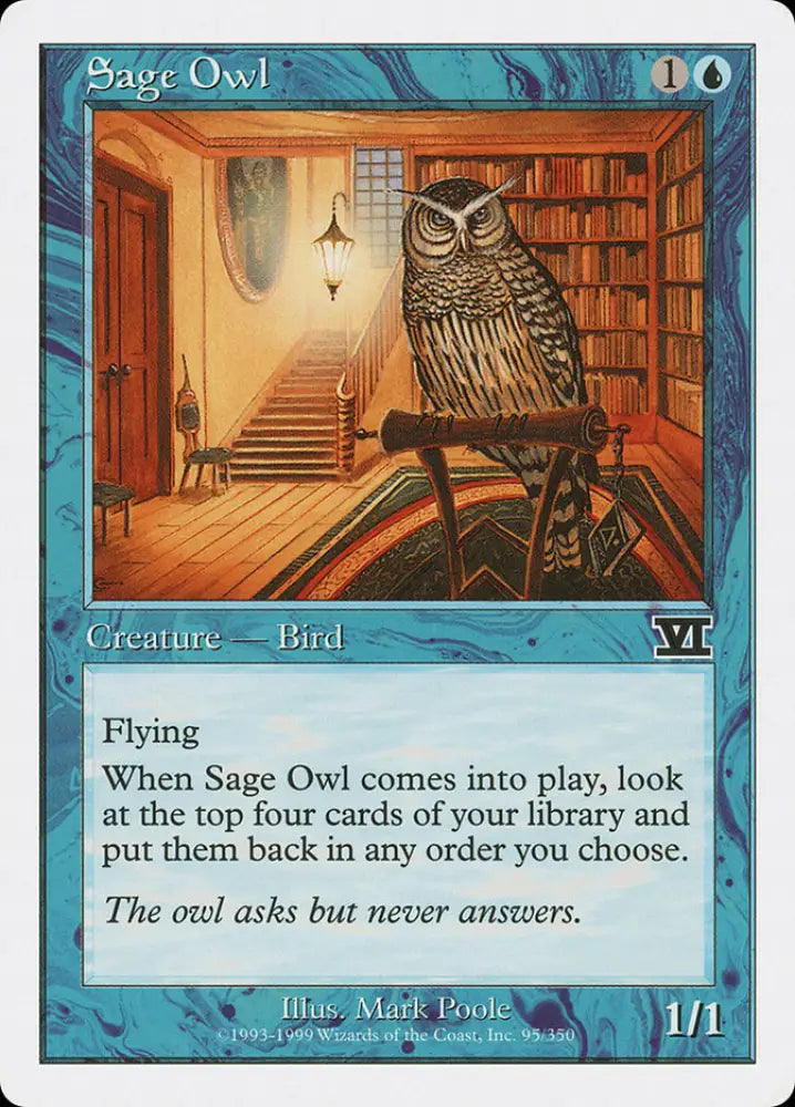 Sage Owl [Classic Sixth Edition] - MTG Single