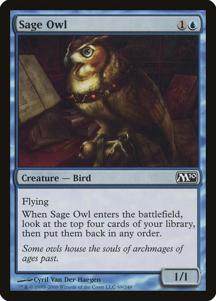 Sage Owl [Magic 2010] - MTG Single