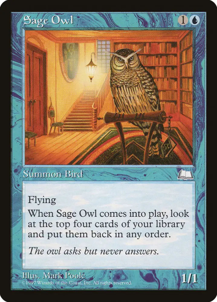Sage Owl [Weatherlight] - MTG Single