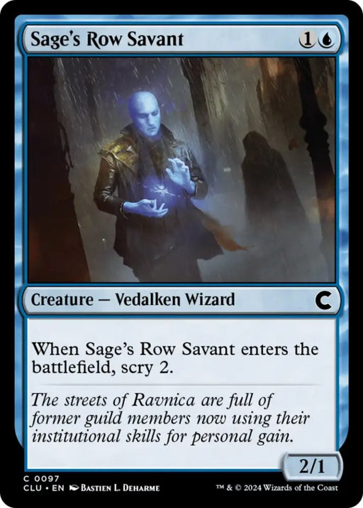 Sage’s Row Savant [Ravnica: Clue Edition] - MTG Single