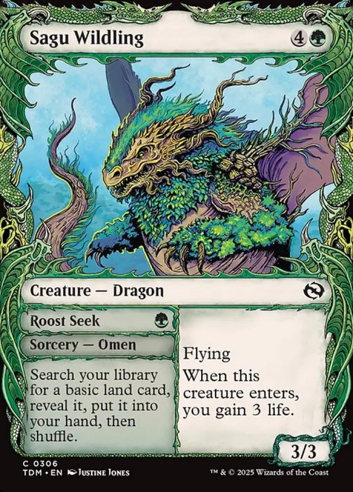 Sagu Wildling // Roost Seek (306) [Tarkir: Dragonstorm]