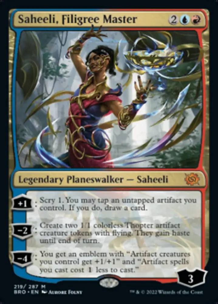 Saheeli Filigree Master [The Brothers’ War] - MTG Single