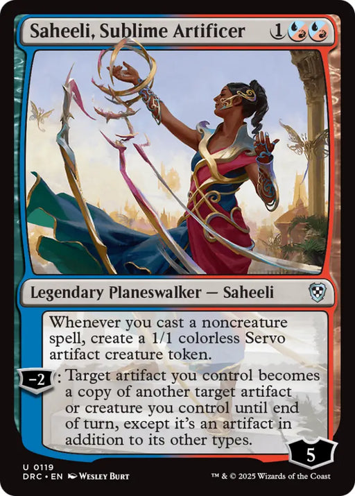 Saheeli Sublime Artificer [Aetherdrift Commander] - MTG Single