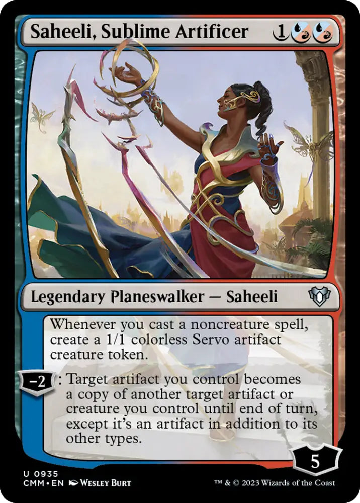 Saheeli Sublime Artificer [Commander Masters] - MTG Single