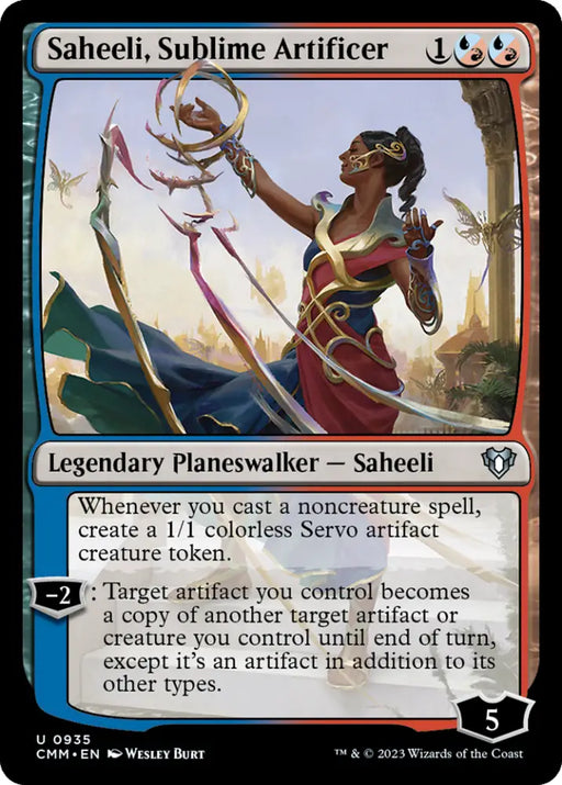 Saheeli Sublime Artificer [Commander Masters] - MTG Single