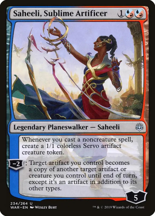 Saheeli Sublime Artificer [War of the Spark] - MTG Single