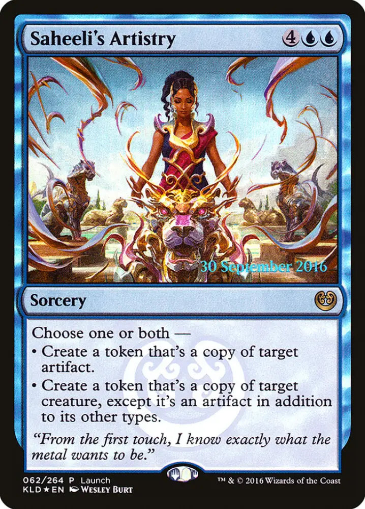 Saheeli’s Artistry (Launch) [Kaladesh Promos] - MTG Single