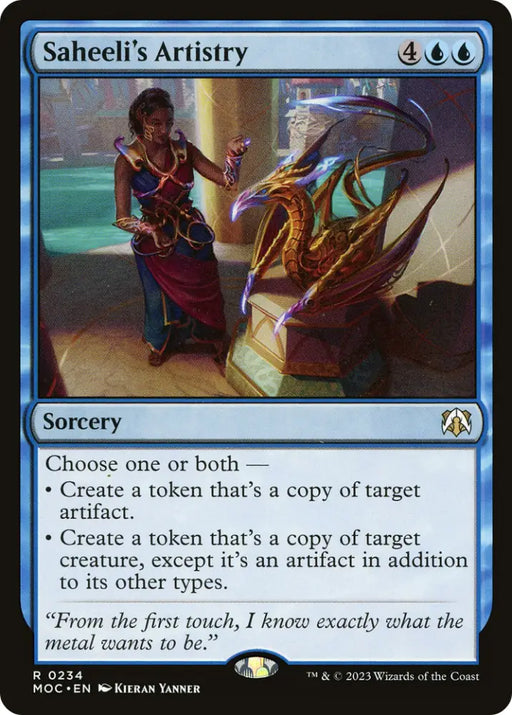 Saheeli’s Artistry [March of the Machine Commander] - MTG Single