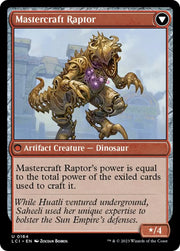 Saheeli’s Lattice // Mastercraft Raptor [The Lost Caverns of Ixalan] - MTG Single