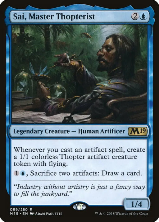 Sai Master Thopterist [Core Set 2019] - MTG Single