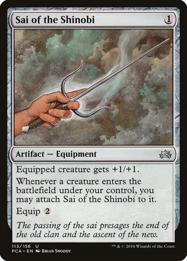 Sai of the Shinobi [Planechase Anthology] - MTG Single