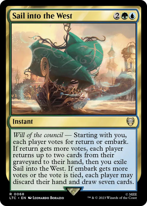 Sail into the West [The Lord of the Rings: Tales of Middle-Earth Commander] - MTG Single