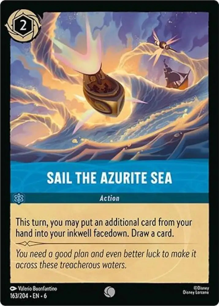 Sail the Azurite Sea (163/204) [Azurite Sea] - Lorcana Single