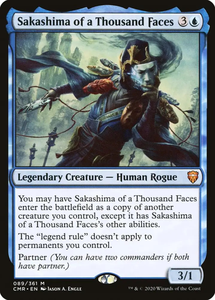 Sakashima of a Thousand Faces [Commander Legends] - MTG Single
