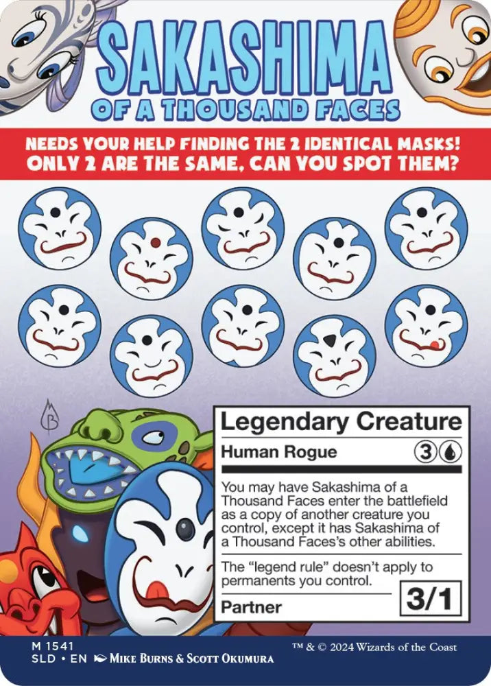 Sakashima of a Thousand Faces [Secret Lair Drop Series] - MTG Single