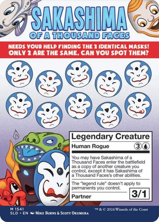 Sakashima of a Thousand Faces [Secret Lair Drop Series] - MTG Single