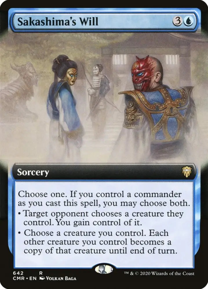 Sakashima’s Will (Extended Art) [Commander Legends] - MTG Single