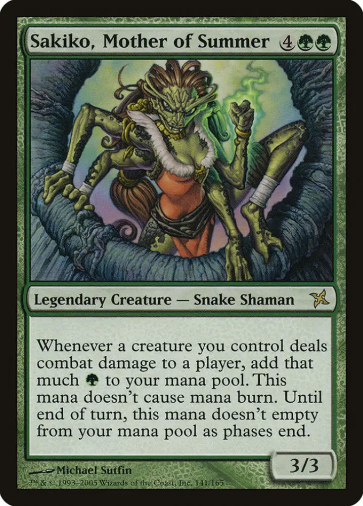 Sakiko Mother of Summer [Betrayers of Kamigawa] - MTG Single