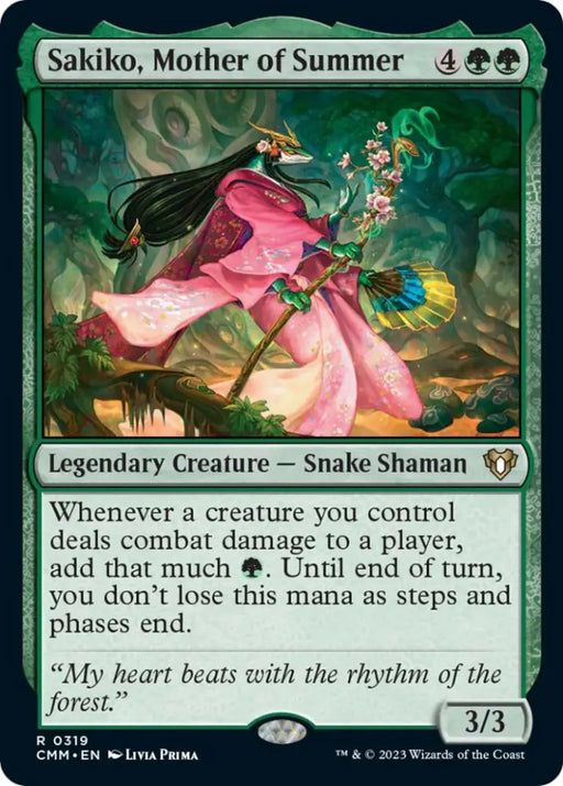 Sakiko Mother of Summer [Commander Masters] - MTG Single