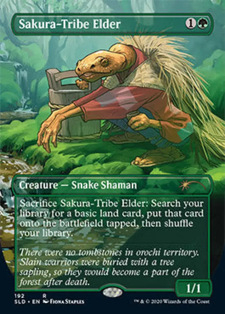 Sakura-Tribe Elder (Borderless) [Secret Lair Drop Series] - MTG Single