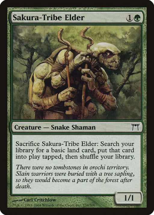 Sakura-Tribe Elder [Champions of Kamigawa] - MTG Single
