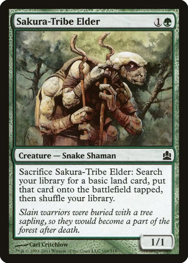 Sakura-Tribe Elder [Commander 2011] - MTG Single