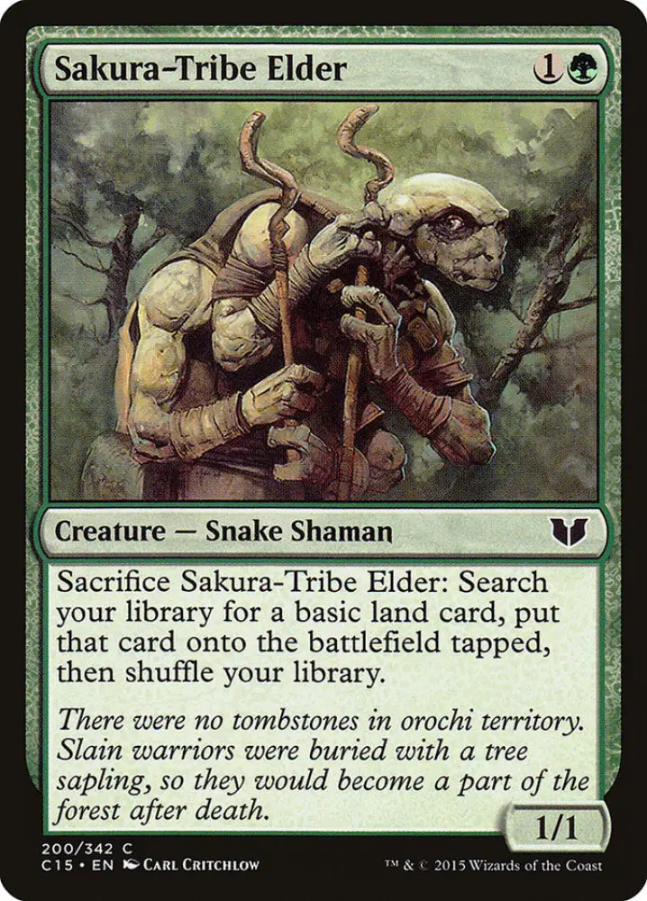 Sakura-Tribe Elder [Commander 2015] - MTG Single