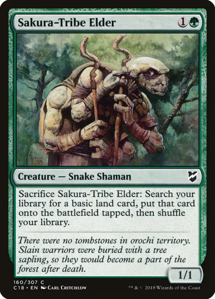 Sakura-Tribe Elder [Commander 2018] - MTG Single