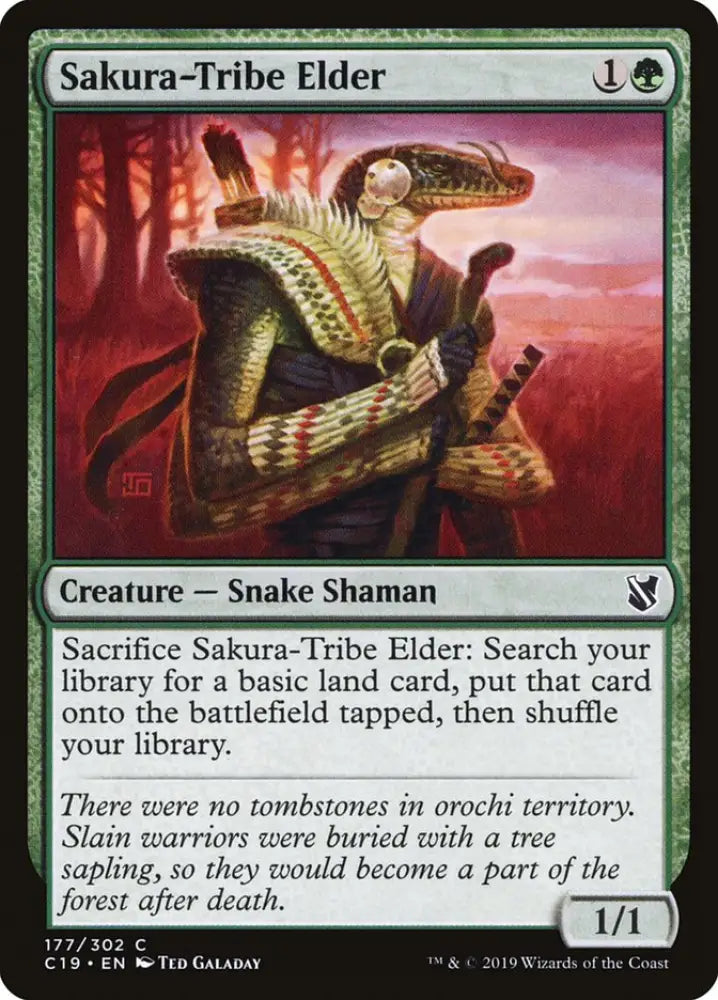 Sakura-Tribe Elder [Commander 2019] - MTG Single