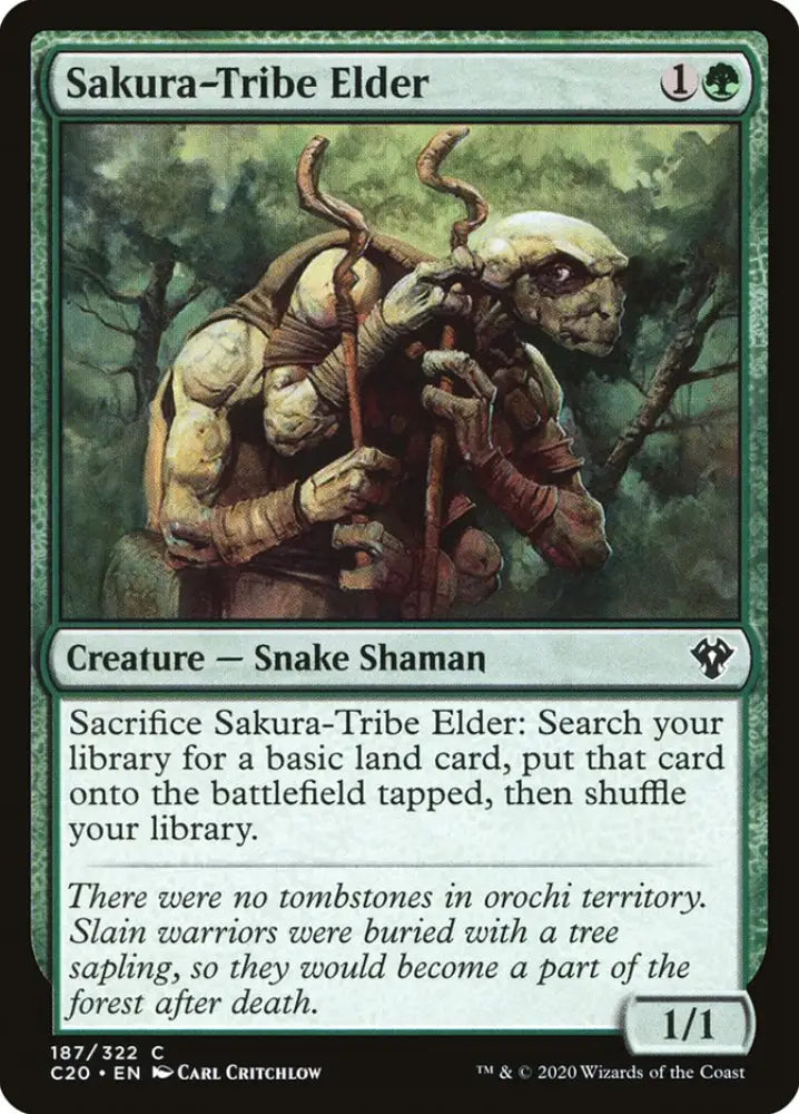 Sakura-Tribe Elder [Commander 2020] - MTG Single