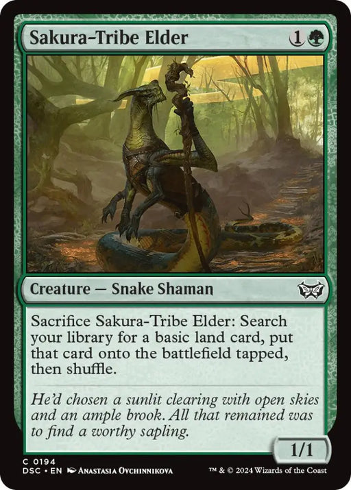 Sakura-Tribe Elder [Duskmourn: House of Horror Commander] - MTG Single