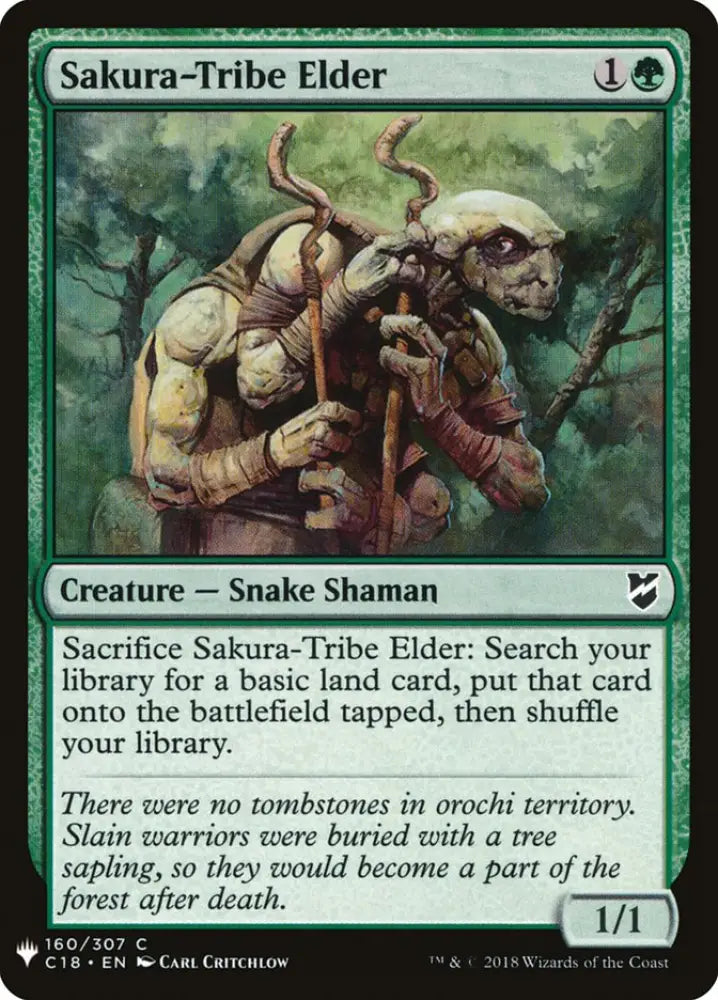 Sakura-Tribe Elder [Mystery Booster] - MTG Single