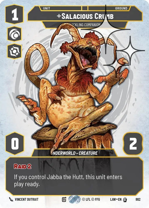 Salacious Crumb - Cackling Companion (Prestige Foil) (862) [A Lawless Time]