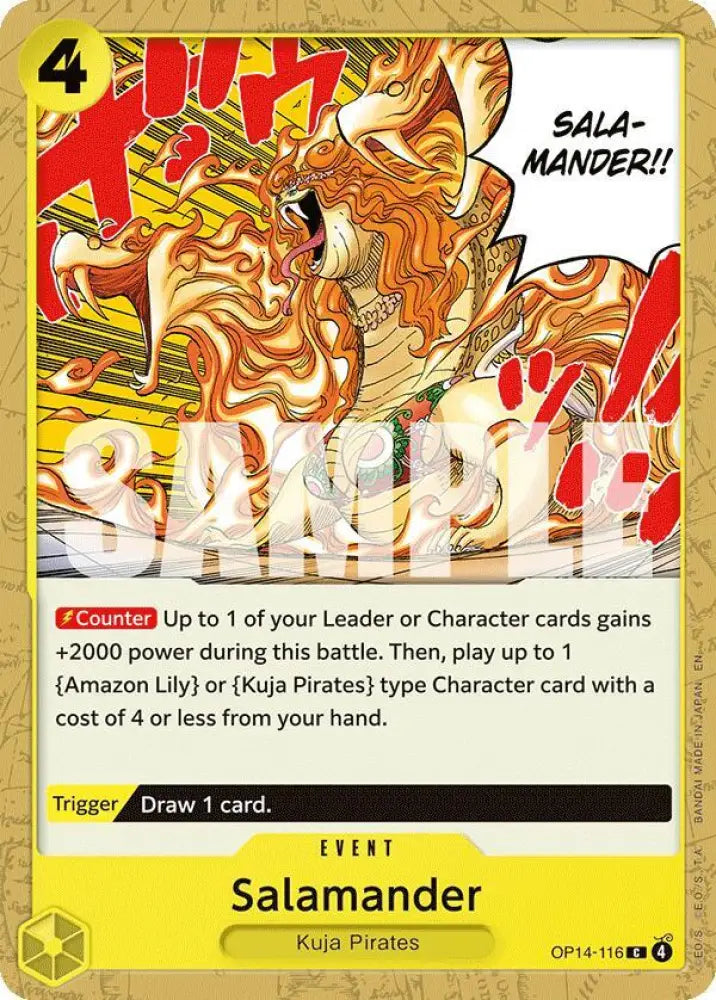 Salamander (OP14-116) [The Azure Sea's Seven]